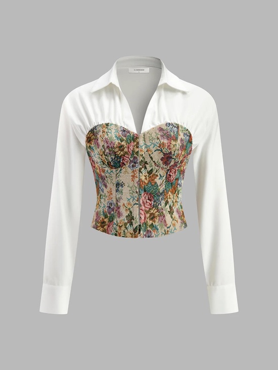 Commense Tops - 2 in 1 Jacquard Polo Shirt